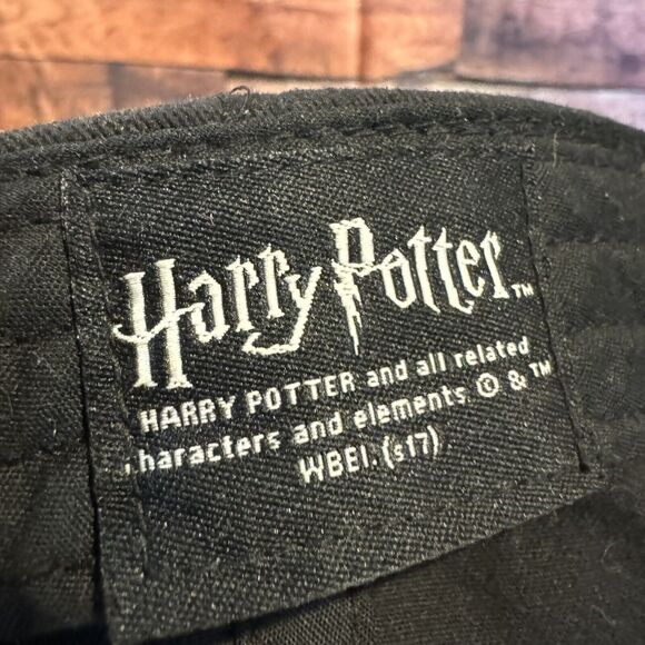 Harry Potter "I Solemnly Swear" Black Adjustable Baseball Cap Hat Marauder Fan - Picture 7 of 8